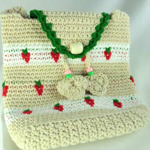 Traditional Thai handcrafted Strawberry bag