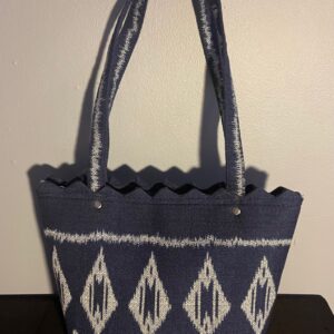 Blue Handcrafted Thai disign bag v2